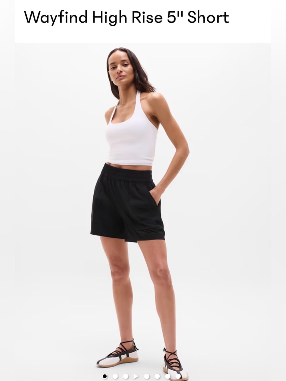 Athleta Black wayfind High-Rise Athletic Shorts